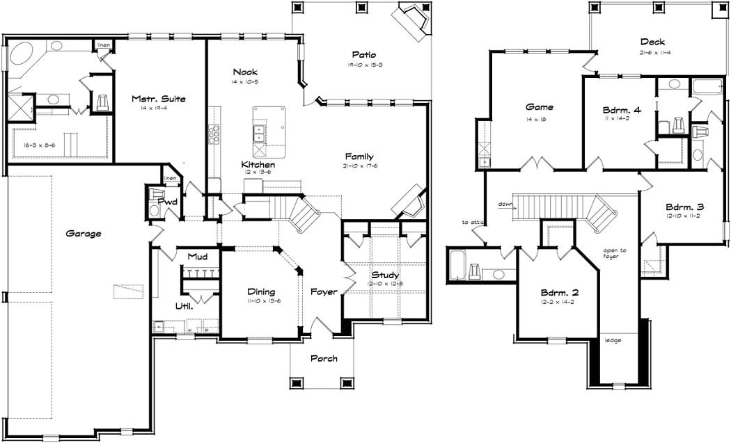 My Family House Plans Two Storey Family House Plans with Four Bedrooms My Family House Plans Two Storey Family House Plans with Four Bedrooms