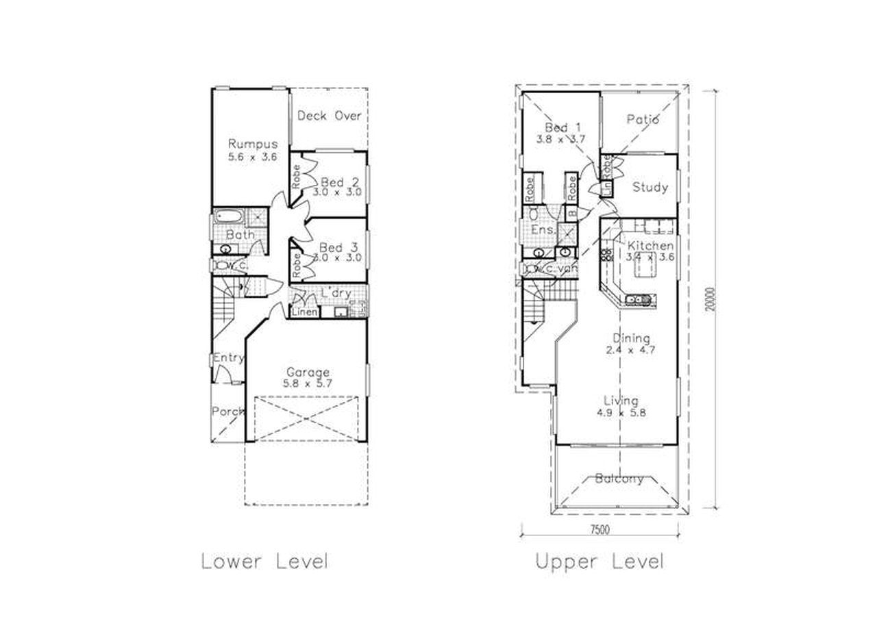 Narrow Home Plans Narrow Lot House Plans at Pleasing for Lots Best with