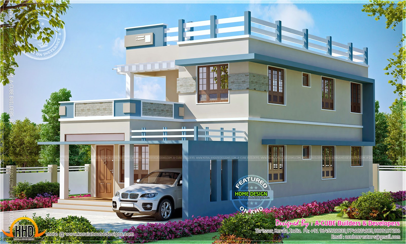 New Home Designs and Plans 2260 Square Feet New Home Design Kerala Home Design and