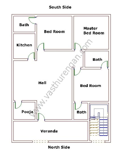 North Facing Home Plans north Facing House Plan 4 Vasthurengan Com North Facing Home Plans north Facing House Plan 4 Vasthurengan Com