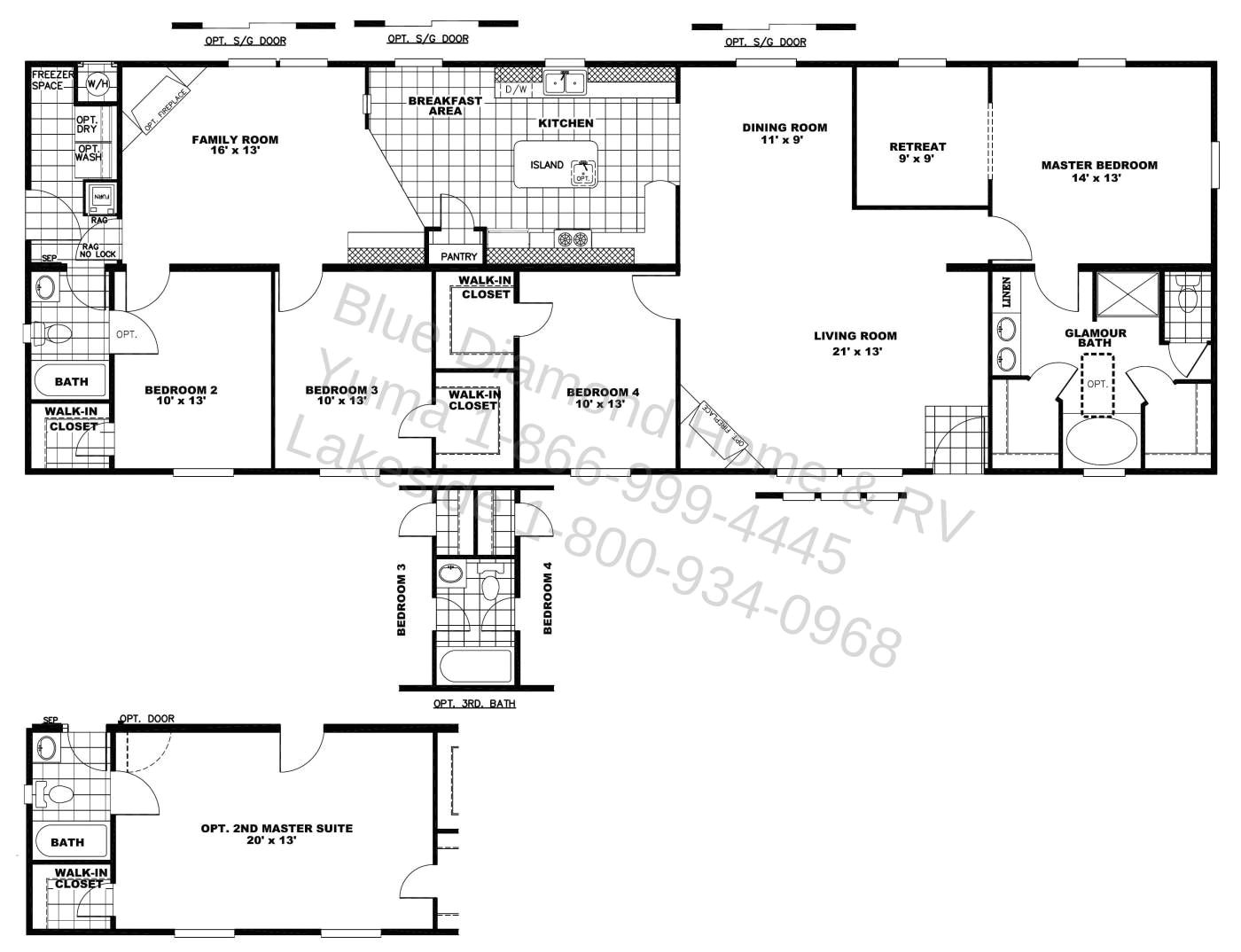 One Level House Plans with Two Master Suites 1 Level House Plans with 2 Master Suites 2018 House Plans