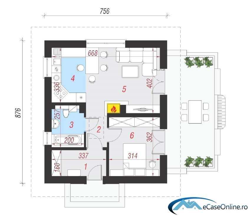 One Room Home Plans Small One Room House Plans