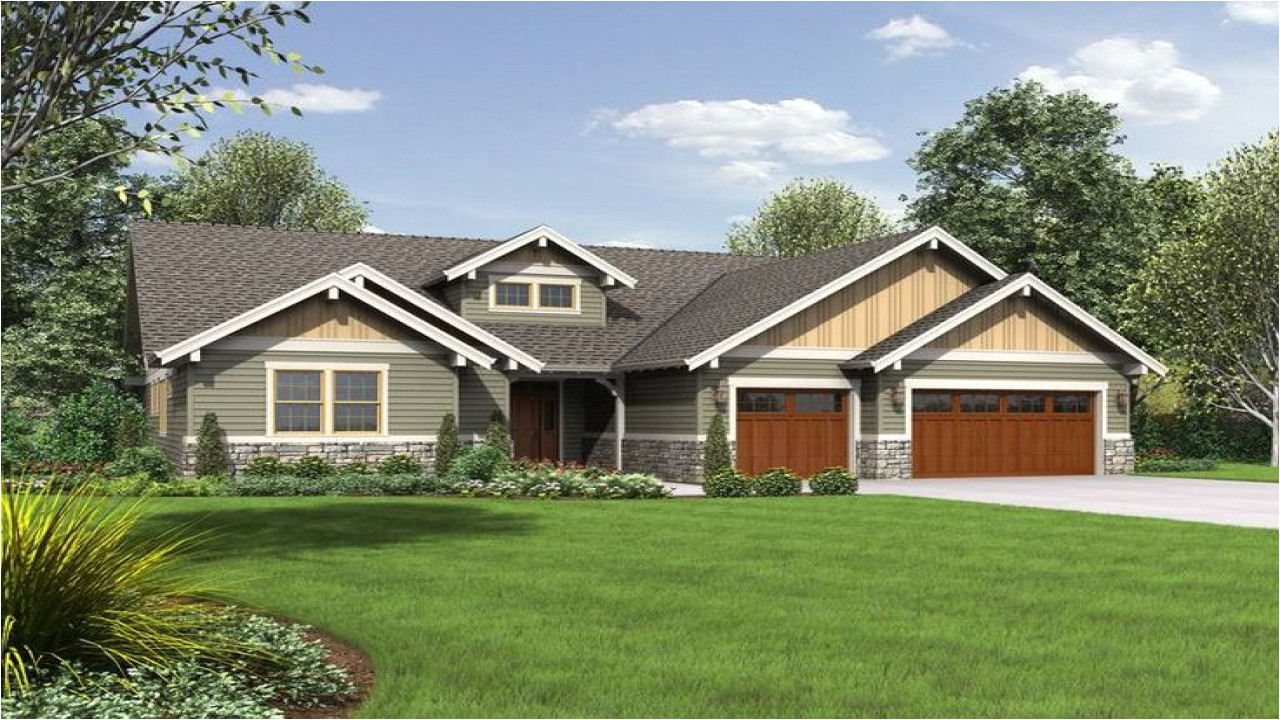 One Story Craftsman Style Home Plans Single Story Craftsman Style House Plans Single Story