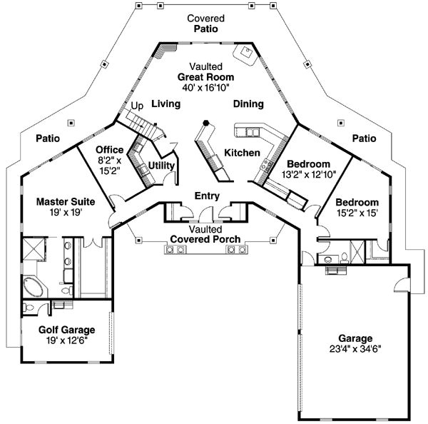 One Story Ranch Style Home Floor Plans Ranch Style House Plans 2473 Square Foot Home 1 Story One Story Ranch Style Home Floor Plans Ranch Style House Plans 2473 Square Foot Home 1 Story