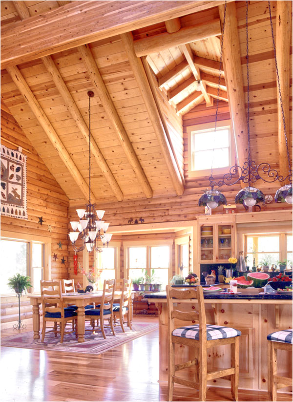 Open Floor Plan Log Homes the Days are Longer and the Log Homes are Brighter Real