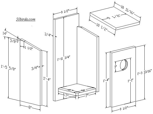 Owl House Plans Free Nestbox Plans and Dimensions for Kestrel Eastern Screech Owl House Plans Free Nestbox Plans and Dimensions for Kestrel Eastern Screech