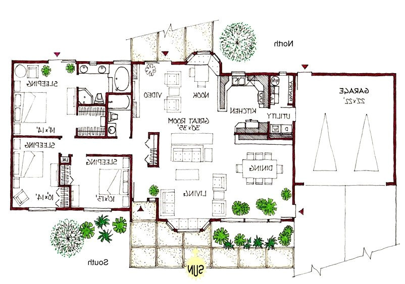 Passive solar Ranch House Plans Luxury Passive solar Ranch House Plans New Home Plans Design