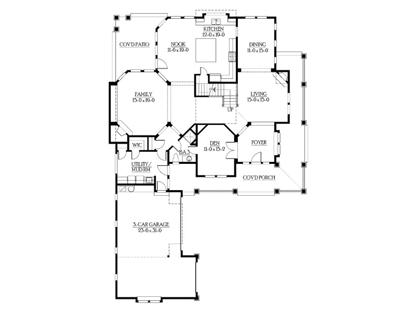 Perfect for Corner Lot House Plans Eplans Craftsman House Plan Bold Perfect Corner Lot