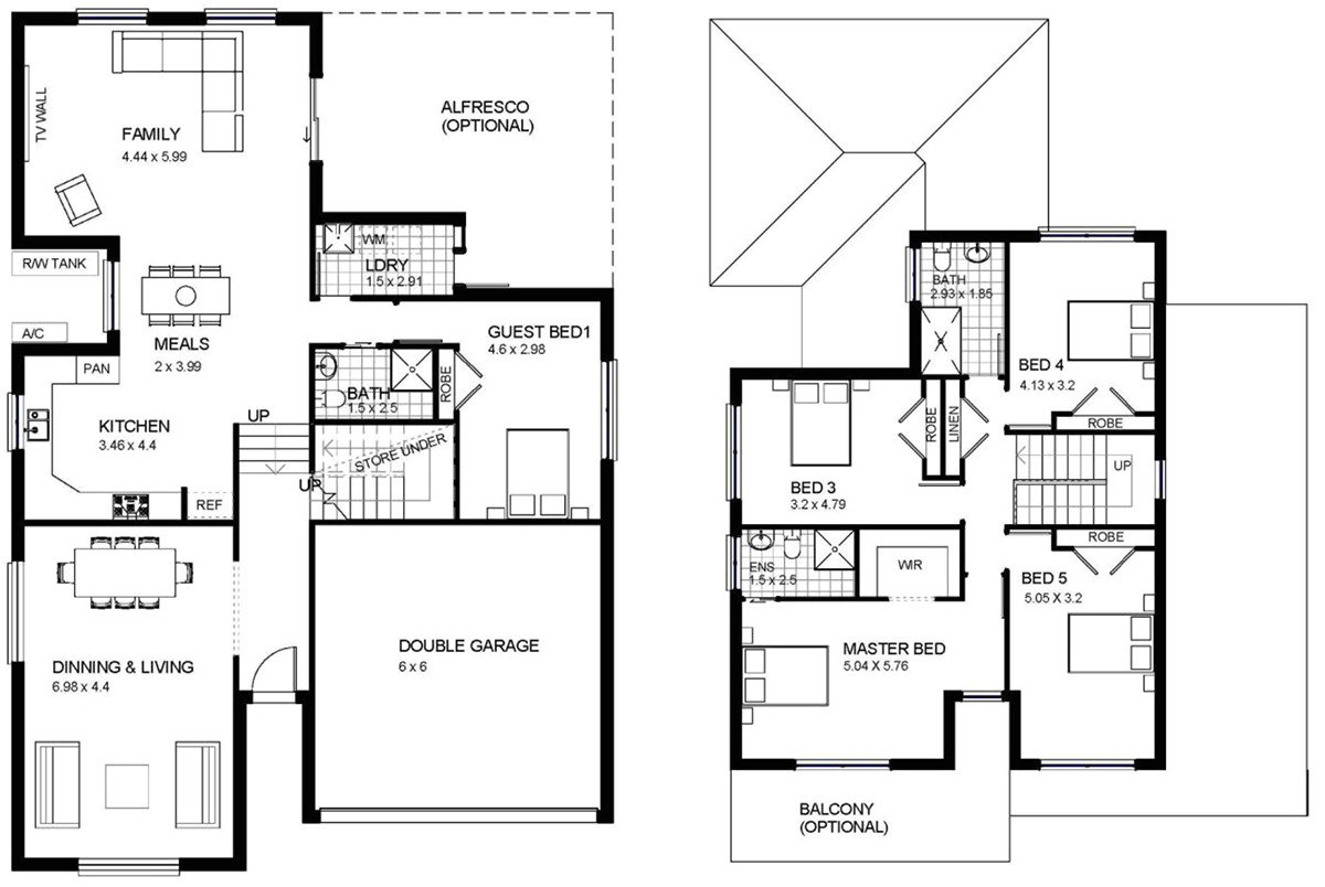 Pictures Of House Designs and Floor Plans Two Storey House Design with Floor Plan Modern House