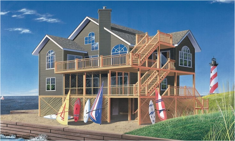 Pier Piling House Plans Beach House Plans for Homes On Pilings Plans On Piers