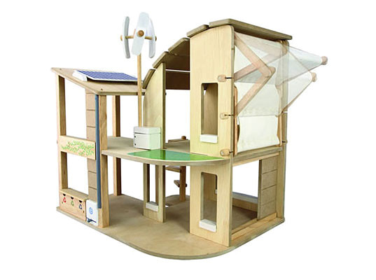 Plan toys Eco House New Plan toys Green Dollhouse Inhabitots Plan toys Eco House New Plan toys Green Dollhouse Inhabitots