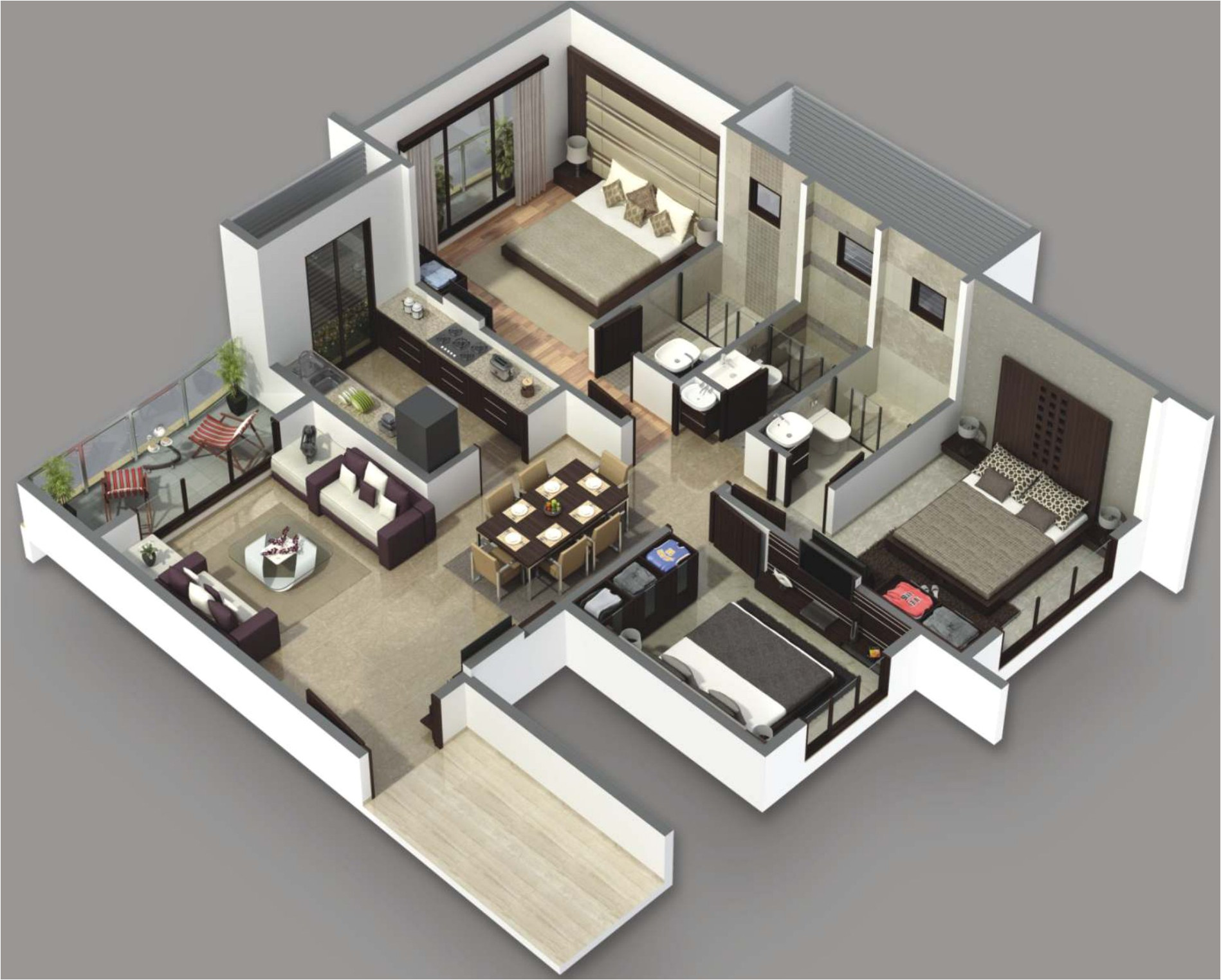 Plan Your Home 3d 3 Bedroom House Plans 3d Design 3 House Design Ideas Plan Your Home 3d 3 Bedroom House Plans 3d Design 3 House Design Ideas