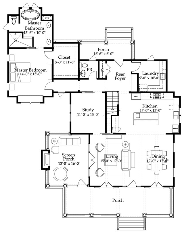 Production Home Plans River Place Cottage southern Living House Plans