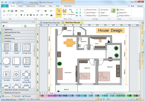 Programs to Design House Plans Easy House Design software