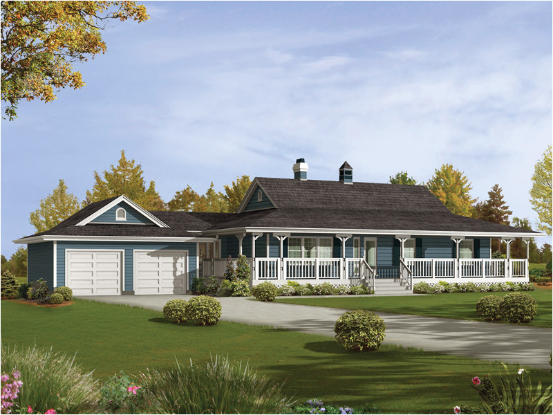 Ranch Home Plans with Wrap Around Porches Caldean Country Ranch Home Plan 062d 0041 House Plans