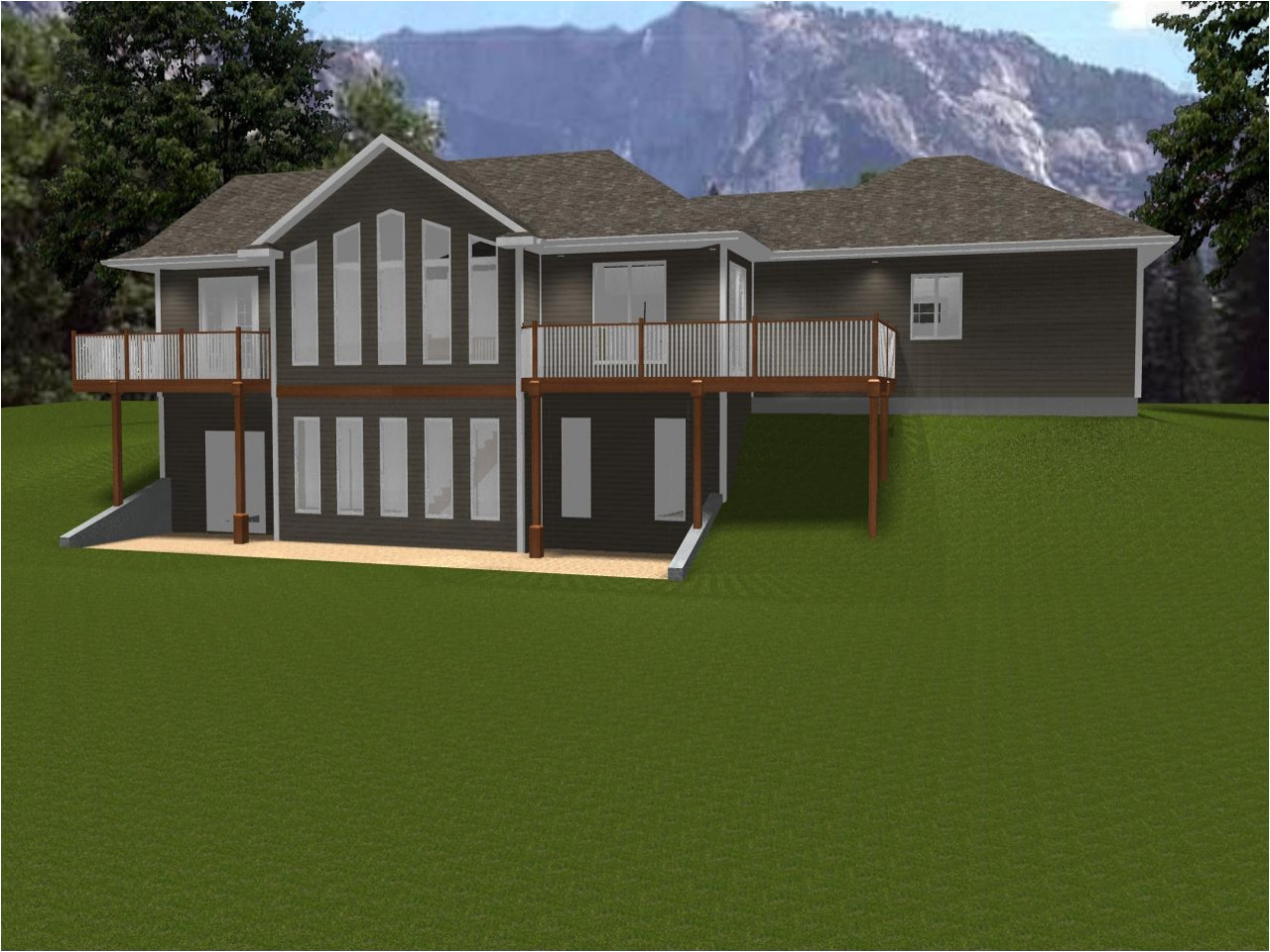 Ranch Home with Walkout Basement Plans Ranch House Plans with Walkout Basement Ranch House Plans