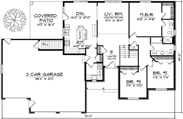 Ranch Style Homes Floor Plans Traditional Ranch Style Home Plan 89130ah Ranch Style Homes Floor Plans Traditional Ranch Style Home Plan 89130ah
