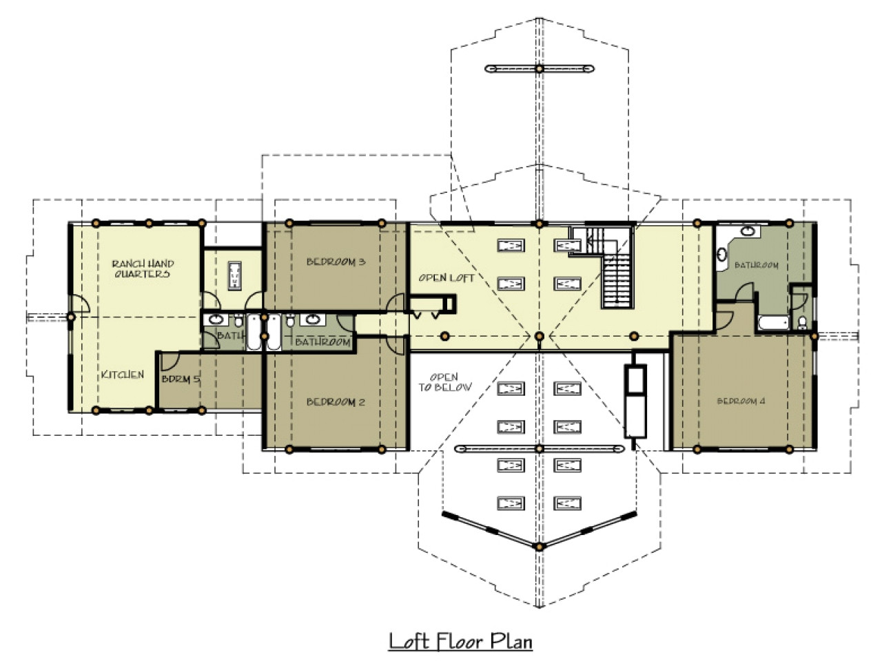 Ranch Style Log Home Floor Plans Ranch Log Home Floor Plans with Loft Craftsman Style Log