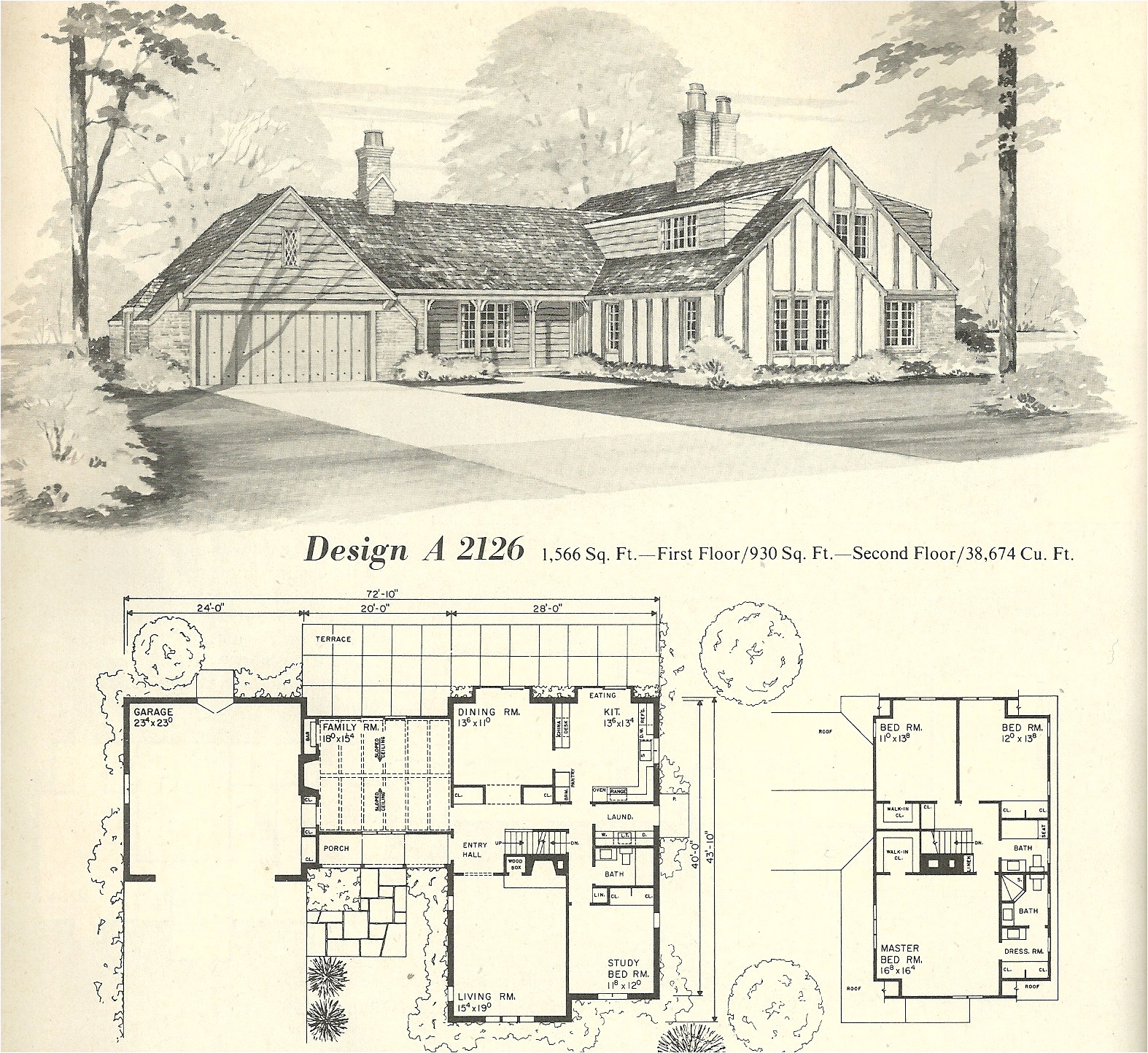 Retro Home Plans Vintage House Plans 2126 Retro Home Plans Vintage House Plans 2126