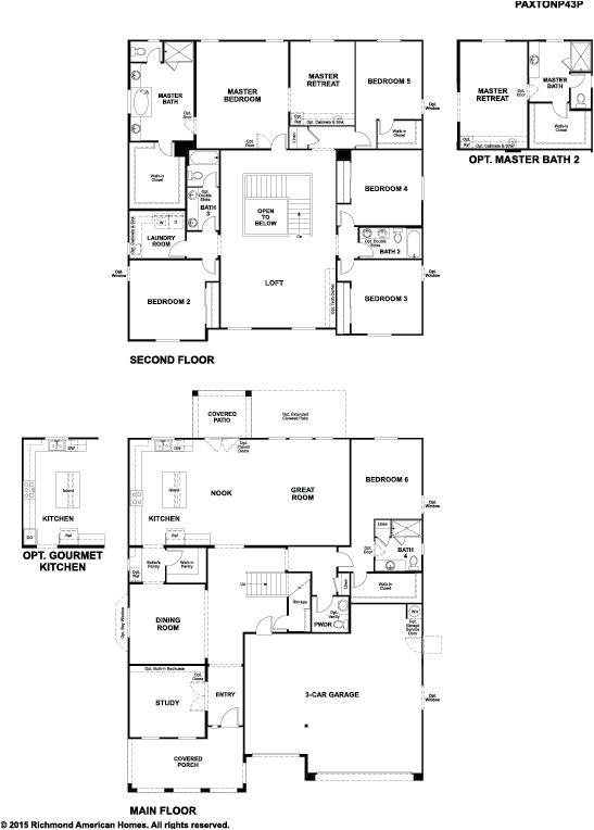 Richmond American Home Floor Plans Richmond American Homes Arroyo norte Paxton 1117872 Richmond American Home Floor Plans Richmond American Homes Arroyo norte Paxton 1117872