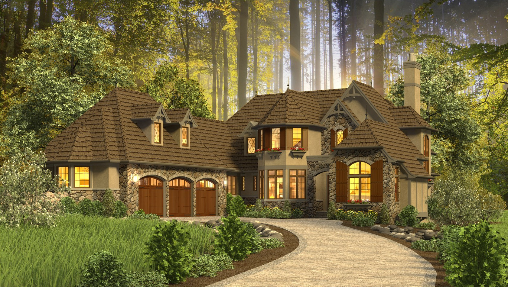 Rivendell Cottage House Plans Whimsical House Plans Plan Rivendell Manor Building