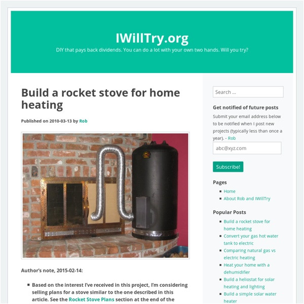 Rocket Stove Plans for Home Heating Build A Rocket Stove for Home Heating Pearltrees Rocket Stove Plans for Home Heating Build A Rocket Stove for Home Heating Pearltrees