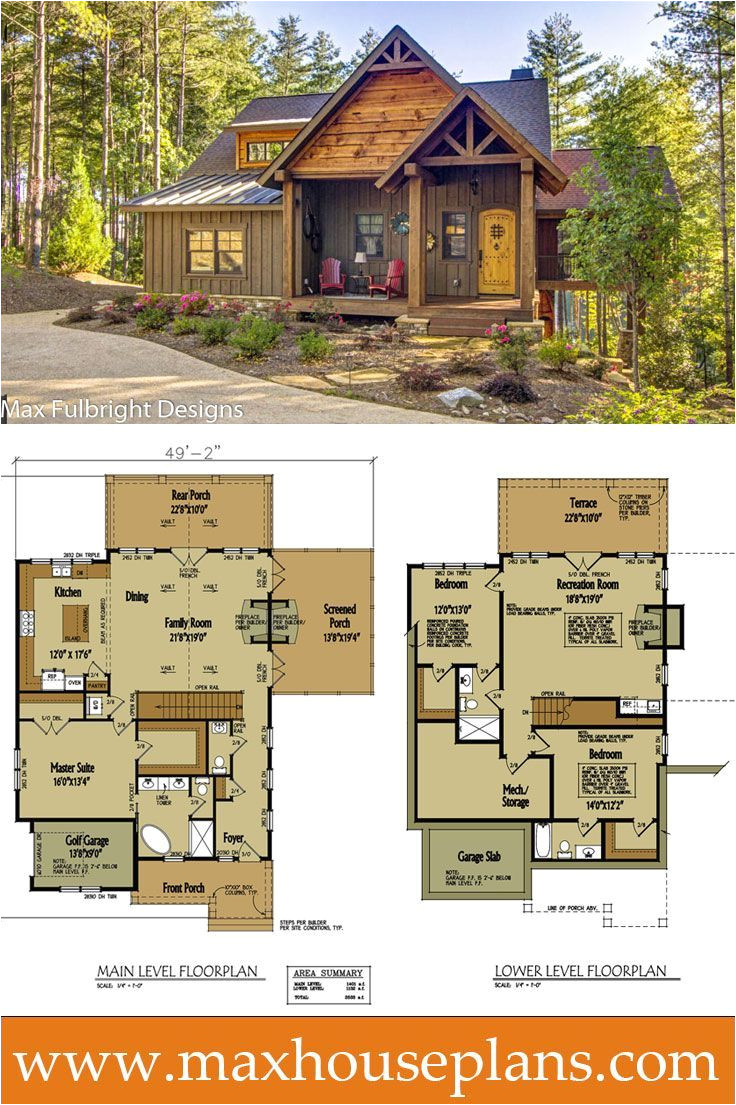 Rustic Home Plans with Loft Small Cabin Home Plan with Open Living Floor Plan In 2018 Rustic Home Plans with Loft Small Cabin Home Plan with Open Living Floor Plan In 2018