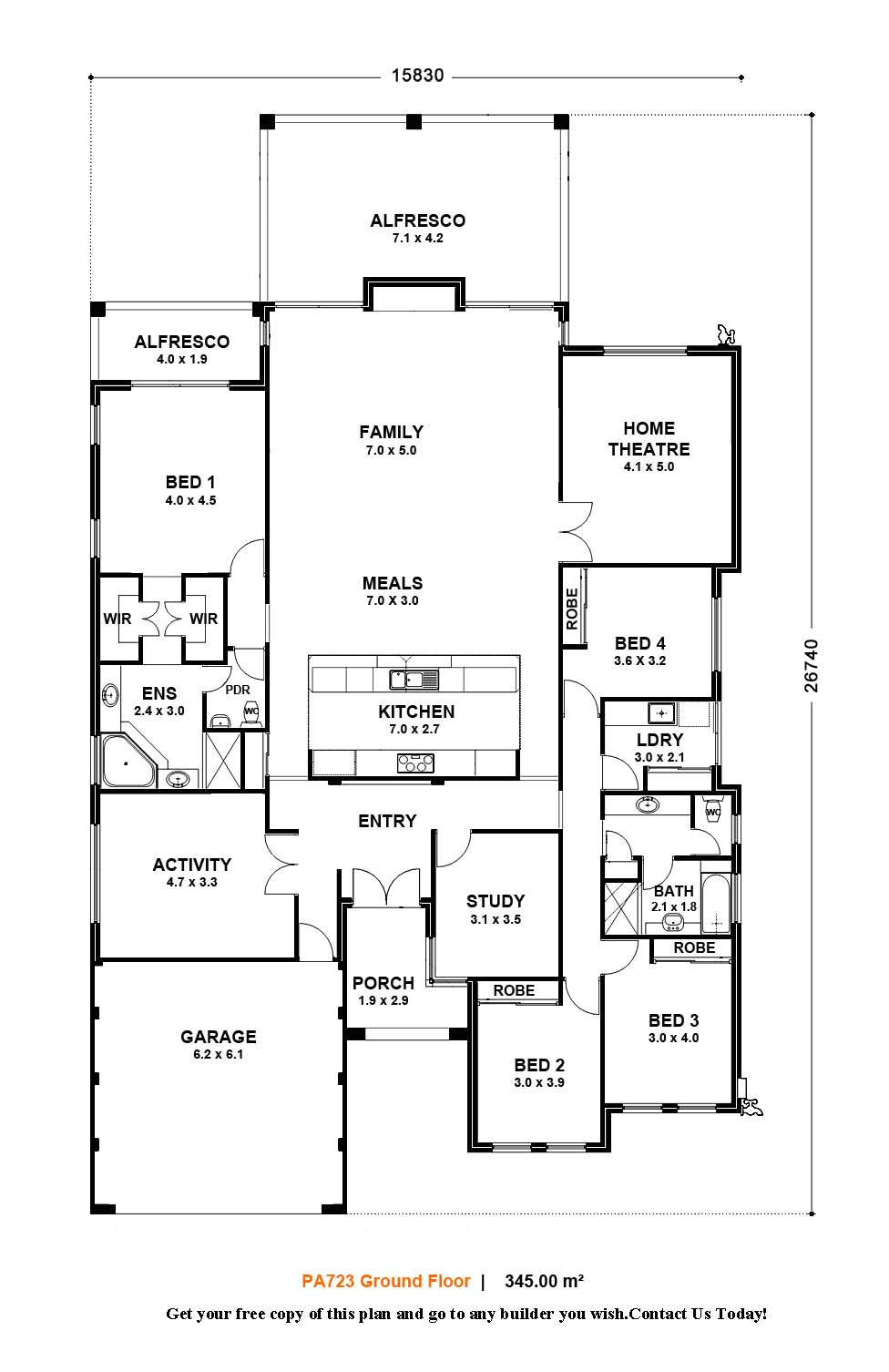 Single Storey Home Floor Plans Single Story Small House Floor Plans Single Storey Home Floor Plans Single Story Small House Floor Plans