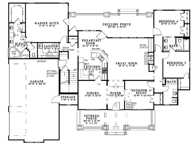 Single Story Home Plans with Bonus Room One Story House Plans with Bonus Room Above Garage Single Story Home Plans with Bonus Room One Story House Plans with Bonus Room Above Garage