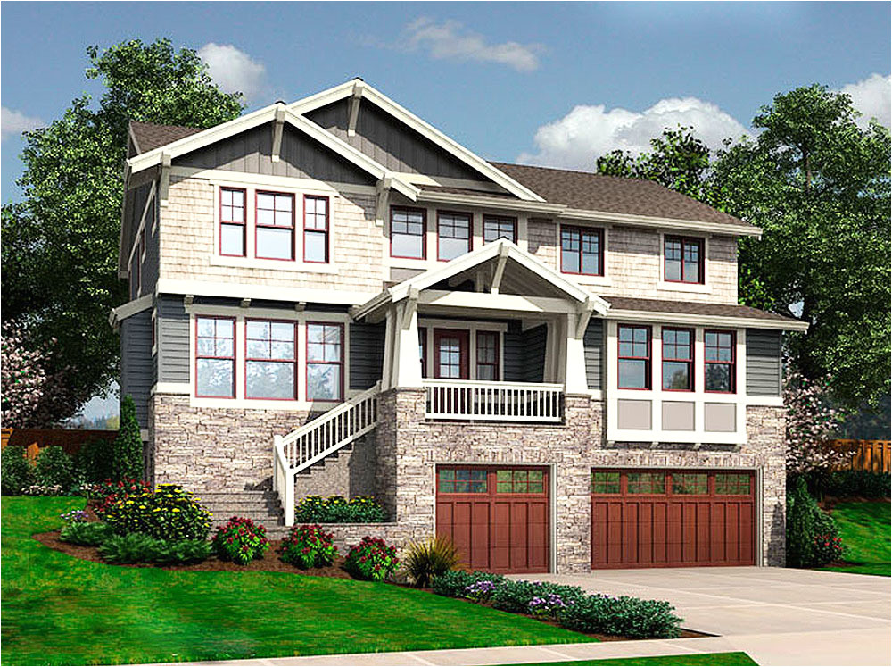 Sloped Lot Home Plans for the Front Sloping Lot 23404jd Architectural Sloped Lot Home Plans for the Front Sloping Lot 23404jd Architectural