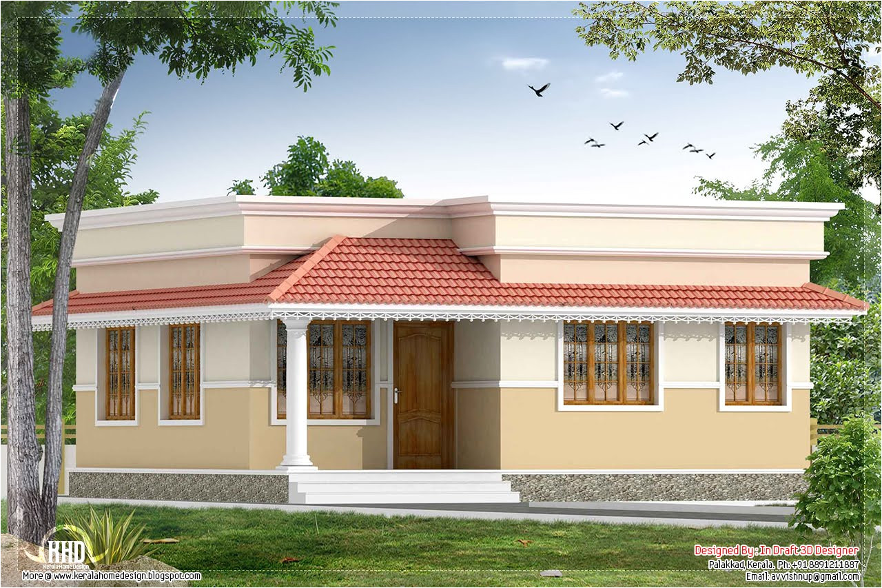 Small Home Plans Kerala Kerala Style 2 Bedroom Small Villa In 740 Sq Ft Kerala