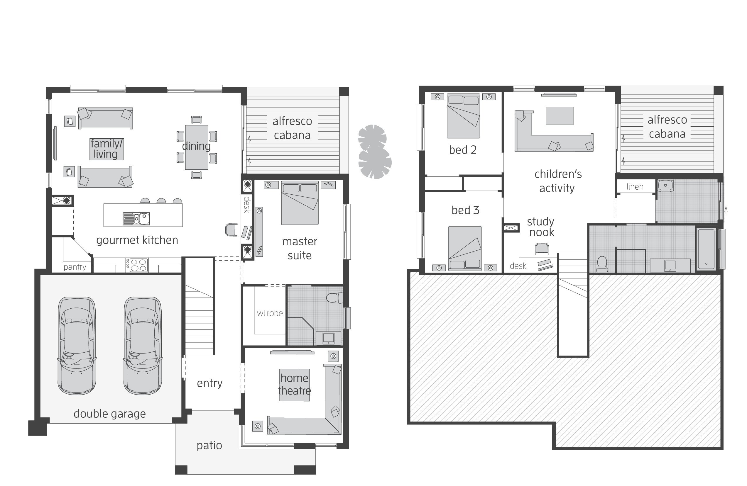 Split Level Homes Plans Horizon Act Floorplans Mcdonald Jones Homes Split Level Homes Plans Horizon Act Floorplans Mcdonald Jones Homes