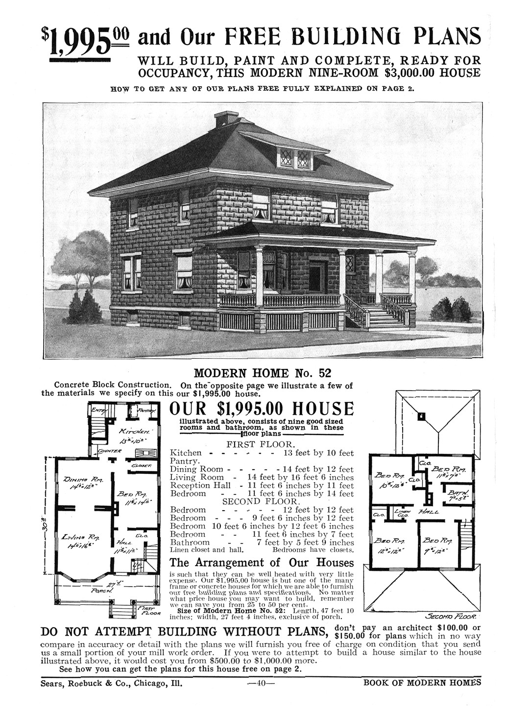 Square Homes Plans File American Foursquare Sears 52 Gif Wikipedia Square Homes Plans File American Foursquare Sears 52 Gif Wikipedia