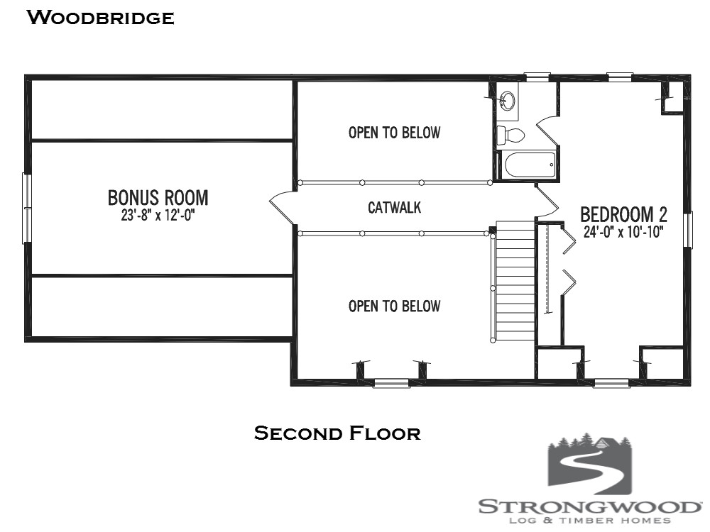 Strongwood Log Homes Floor Plans Woodbridge Floor Plan Second Floor Strongwood Log Strongwood Log Homes Floor Plans Woodbridge Floor Plan Second Floor Strongwood Log