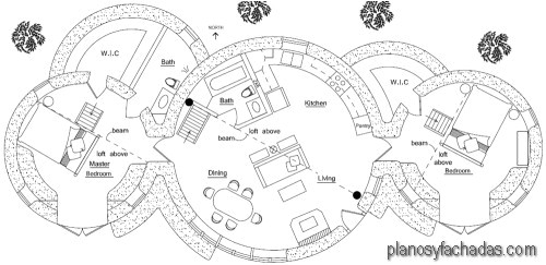 Superadobe House Plans 19 Planos De Casas Circulares Planos Y Fachadas todo Superadobe House Plans 19 Planos De Casas Circulares Planos Y Fachadas todo