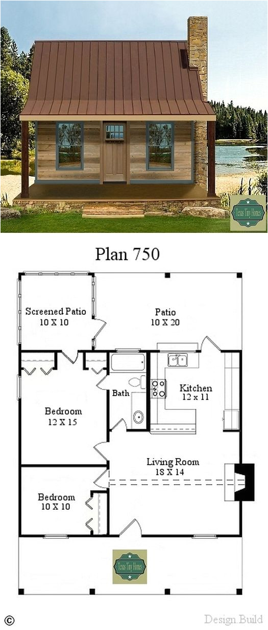 Texas Tiny Homes Plan 750 Plan 750 Cottage Cabin Pinterest 작은 집 건설 및 집 평면도 Texas Tiny Homes Plan 750 Plan 750 Cottage Cabin Pinterest 작은 집 건설 및 집 평면도