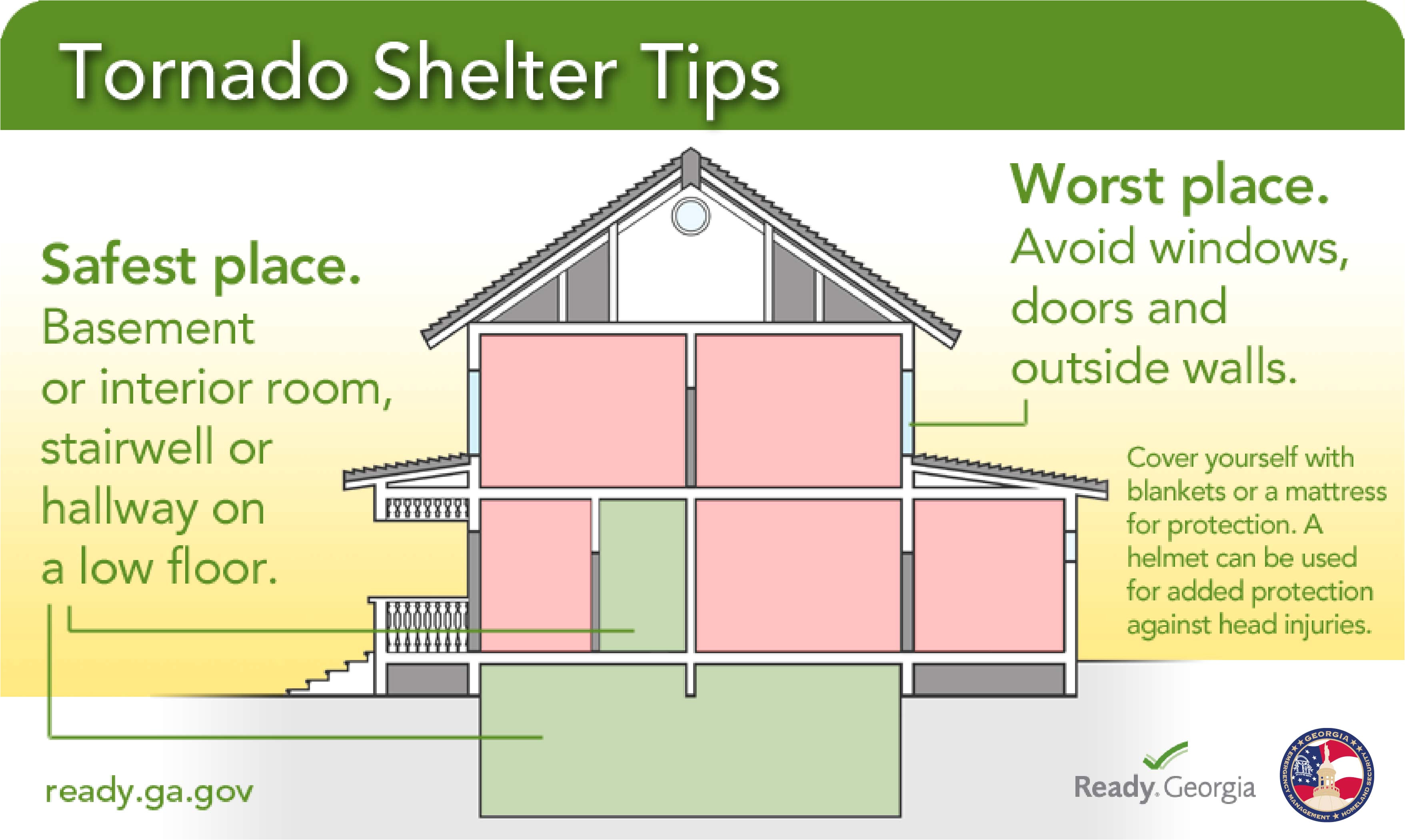 Tornado Plan for Home Day 3 Severe Weather Preparedness Week Chatham