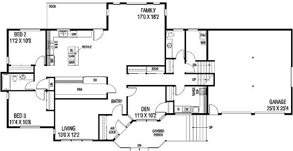 Tri Level Home Floor Plans Contemporary Tri Level Home 7896ld 2nd Floor Master