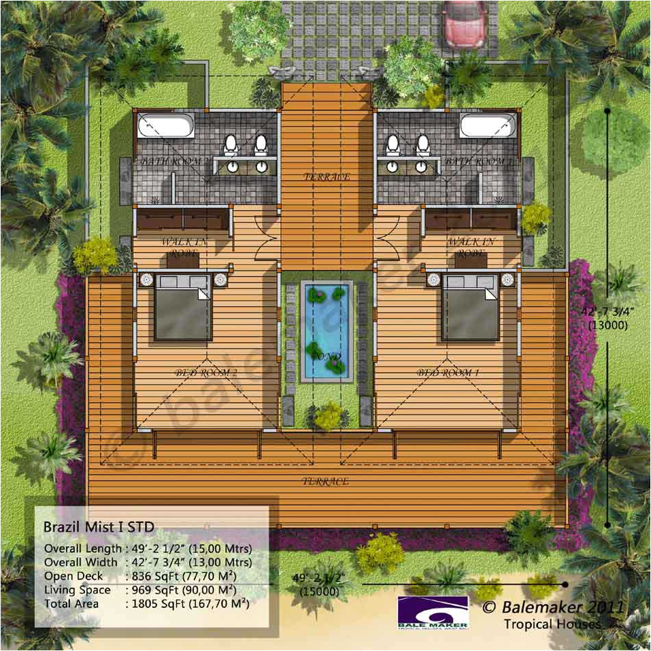 Tropical Home Plans Tropical House Plans with Modern Colors Decorating