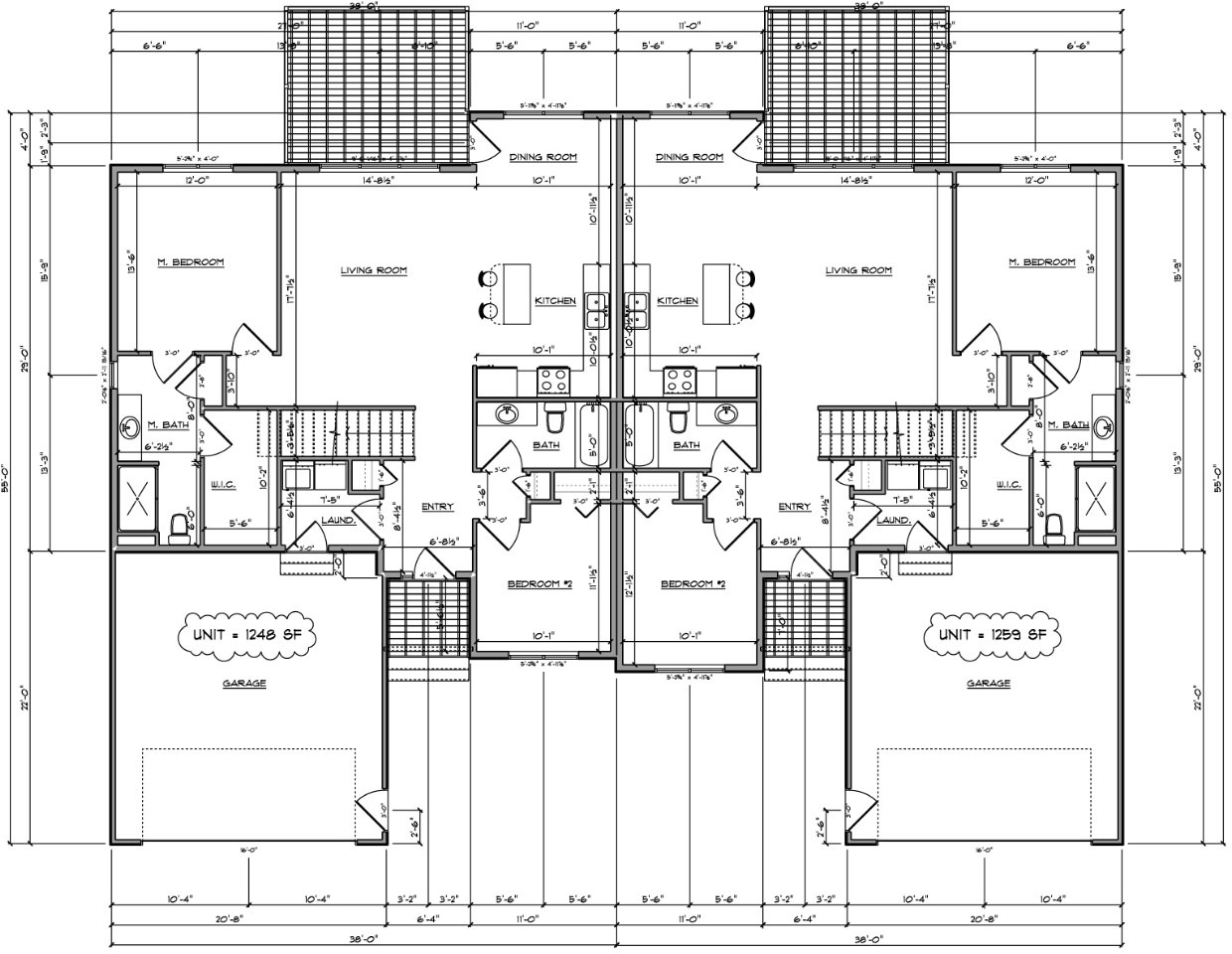 Twin Home Plans Twin Home Floor Plan House Design Plans Twin Home Plans Twin Home Floor Plan House Design Plans
