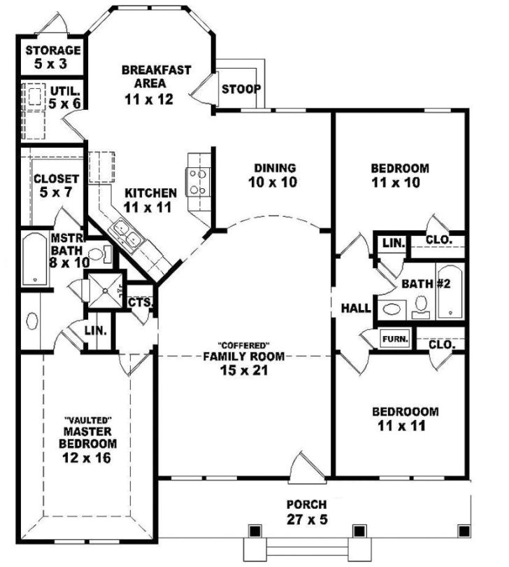 Two Bedroom Ranch Style House Plans Amazing 2 Story Ranch Style House Plans New Home Plans