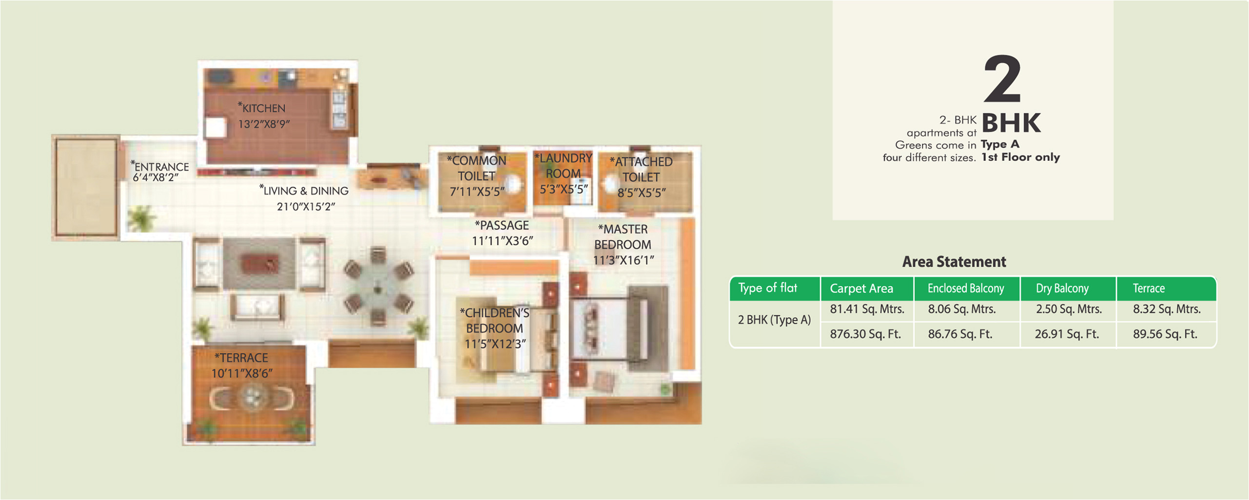 Two Bhk Home Plans 2 Bhk and 3 Bhk Floor Plans Of Greens Pune Two Bhk Home Plans 2 Bhk and 3 Bhk Floor Plans Of Greens Pune