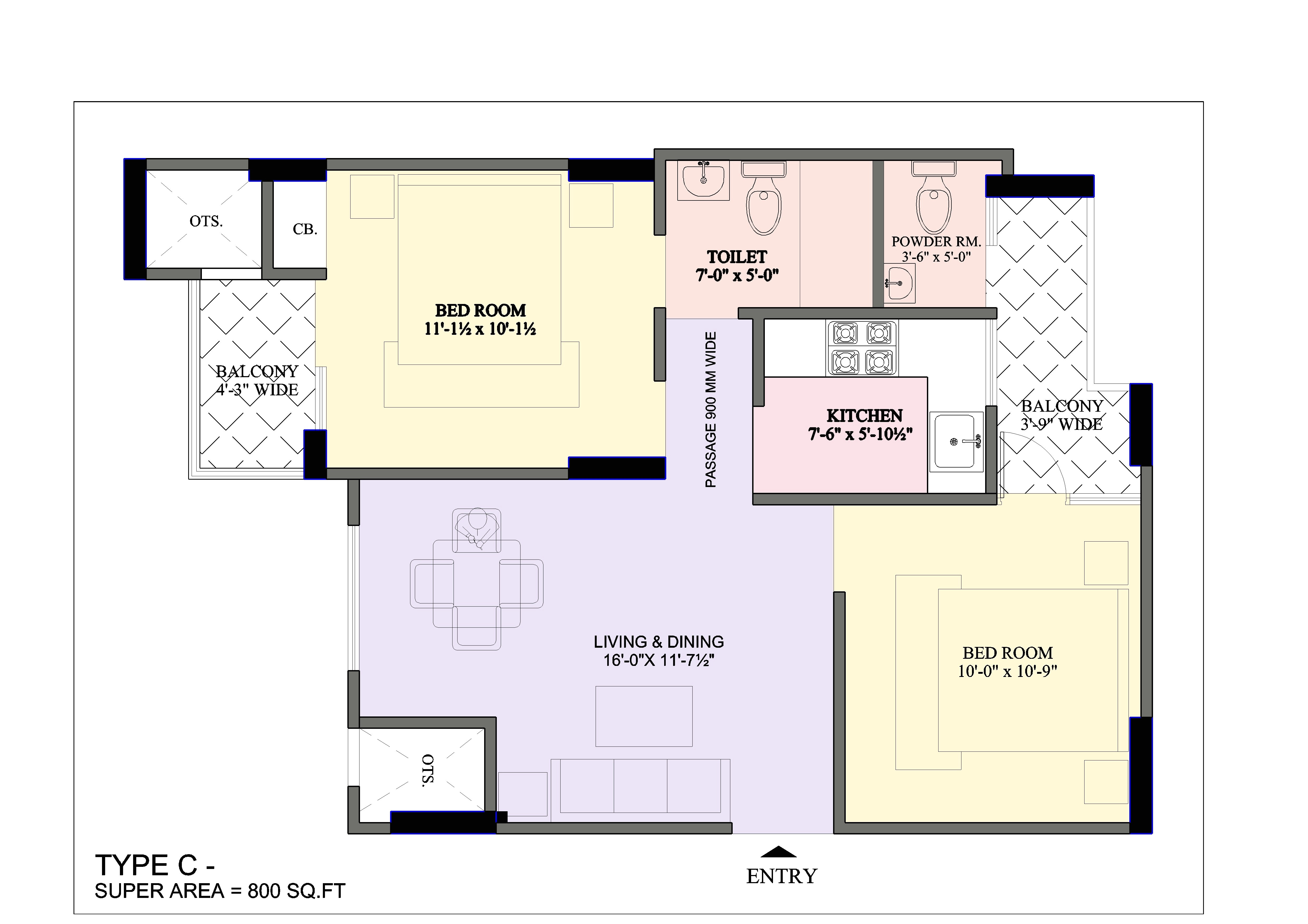 Two Bhk Home Plans 2 Bhk House Plan Two Bhk Home Plans 2 Bhk House Plan