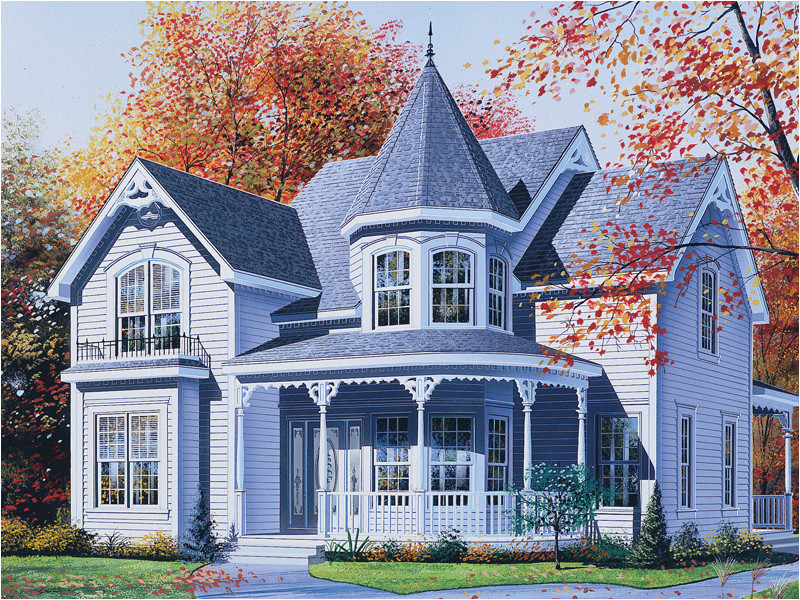 Victorian Home Plans with Turret Palmerton Victorian Home Plan 032d 0550 House Plans and More