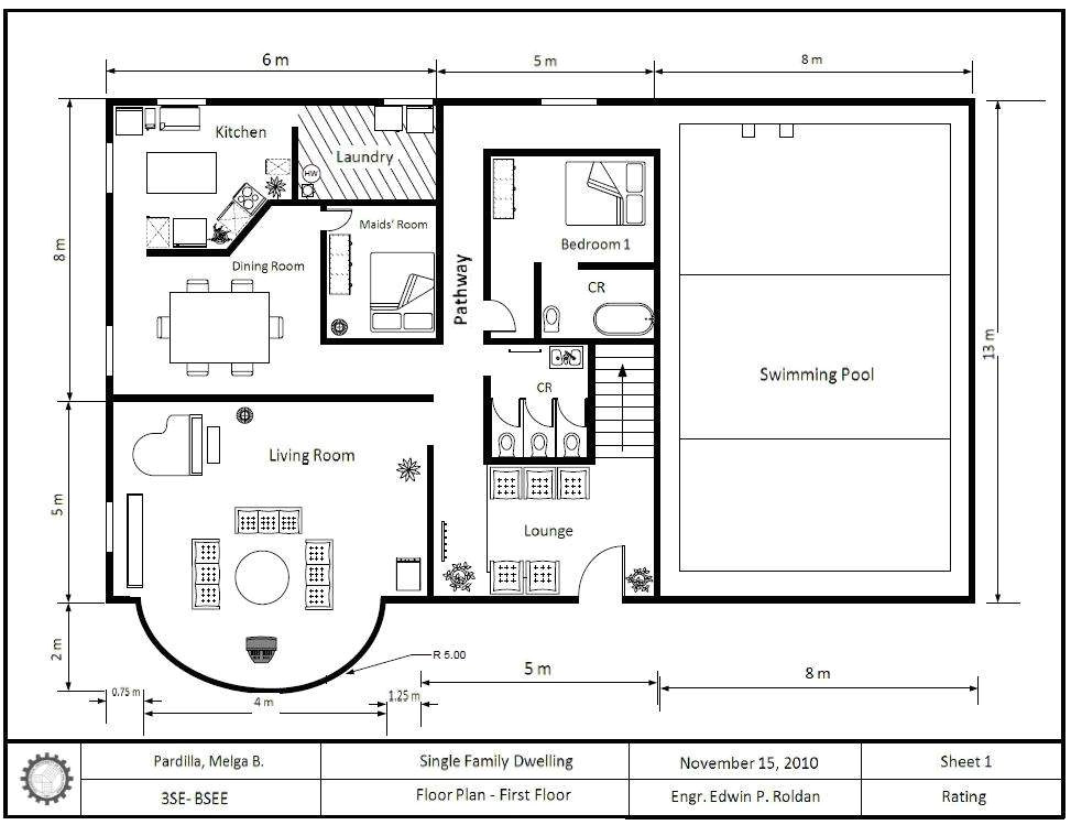 Visio Home Plan Drawing House Plans with Visio Home Deco Plans