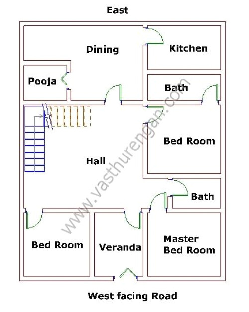 West Facing Home Plans West Facing House Plan 5 Vasthurengan Com West Facing Home Plans West Facing House Plan 5 Vasthurengan Com