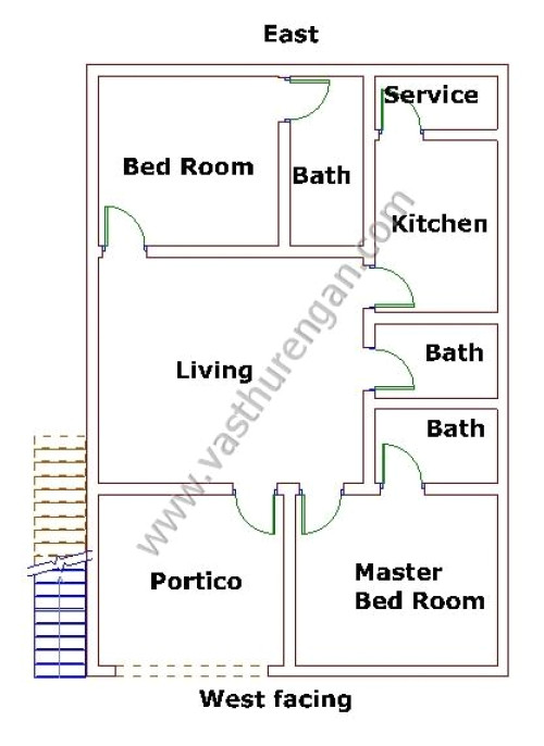 West Facing Home Plans West Facing House Plan 7 Vasthurengan Com West Facing Home Plans West Facing House Plan 7 Vasthurengan Com