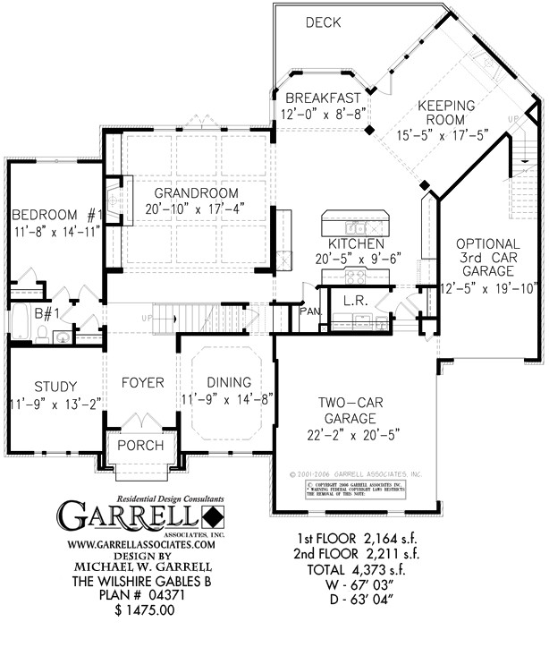 Wilshire Homes Floor Plans Wilshire Gables B House Plan Estate Size House Plans
