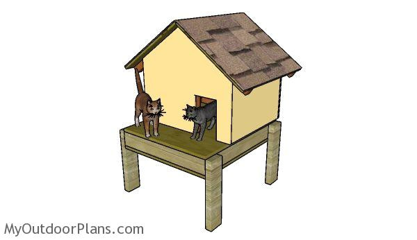 Wooden Cat House Plans Insulated Cat House Plans Myoutdoorplans Free Wooden Cat House Plans Insulated Cat House Plans Myoutdoorplans Free