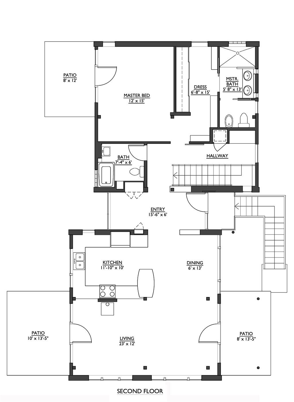 Www House Design Plan Com Modern Style House Plan 2 Beds 2 50 Baths 1953 Sq Ft